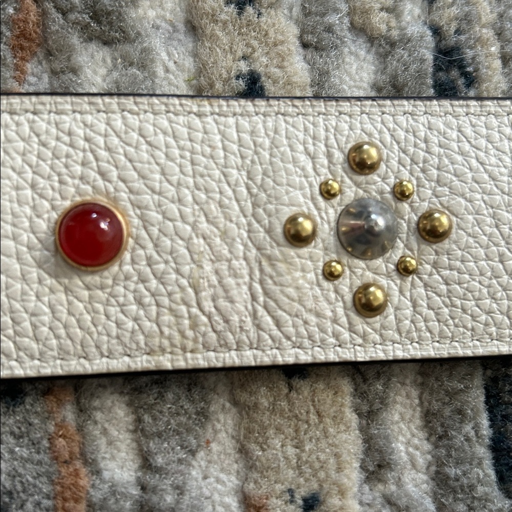 Coach Pebble Leather Chalk-Strap with Rivets - Picture 15 of 15